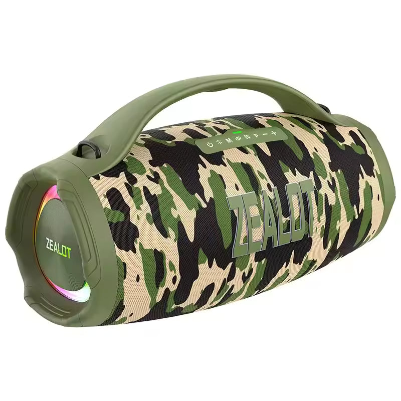 ZEALOT S98 Bluetooth-Lautsprecher 160 W – Wasserdicht, RGB-Beleuchtung, 36.000-mAh-Akku